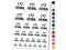 I Love Futbol Soccer Heart Shaped Ball Sports Temporary Tattoo Water Resistant Fake Body Art Set Collection